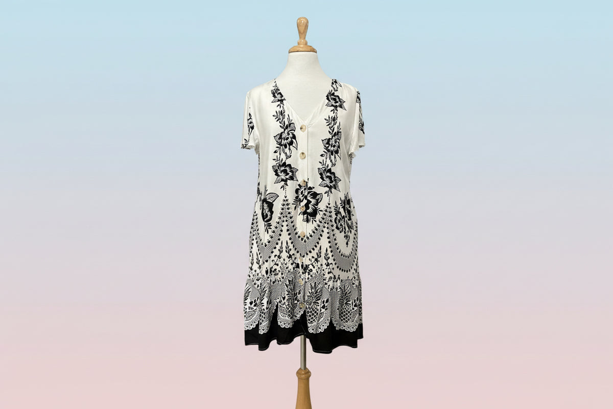 White Blossom Dress