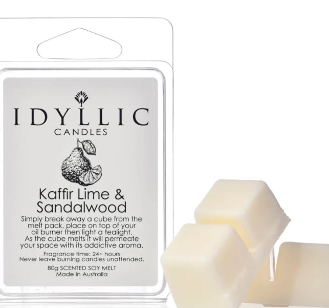 Idyllic Melts -  Kaffir Lime & Sandalwood.