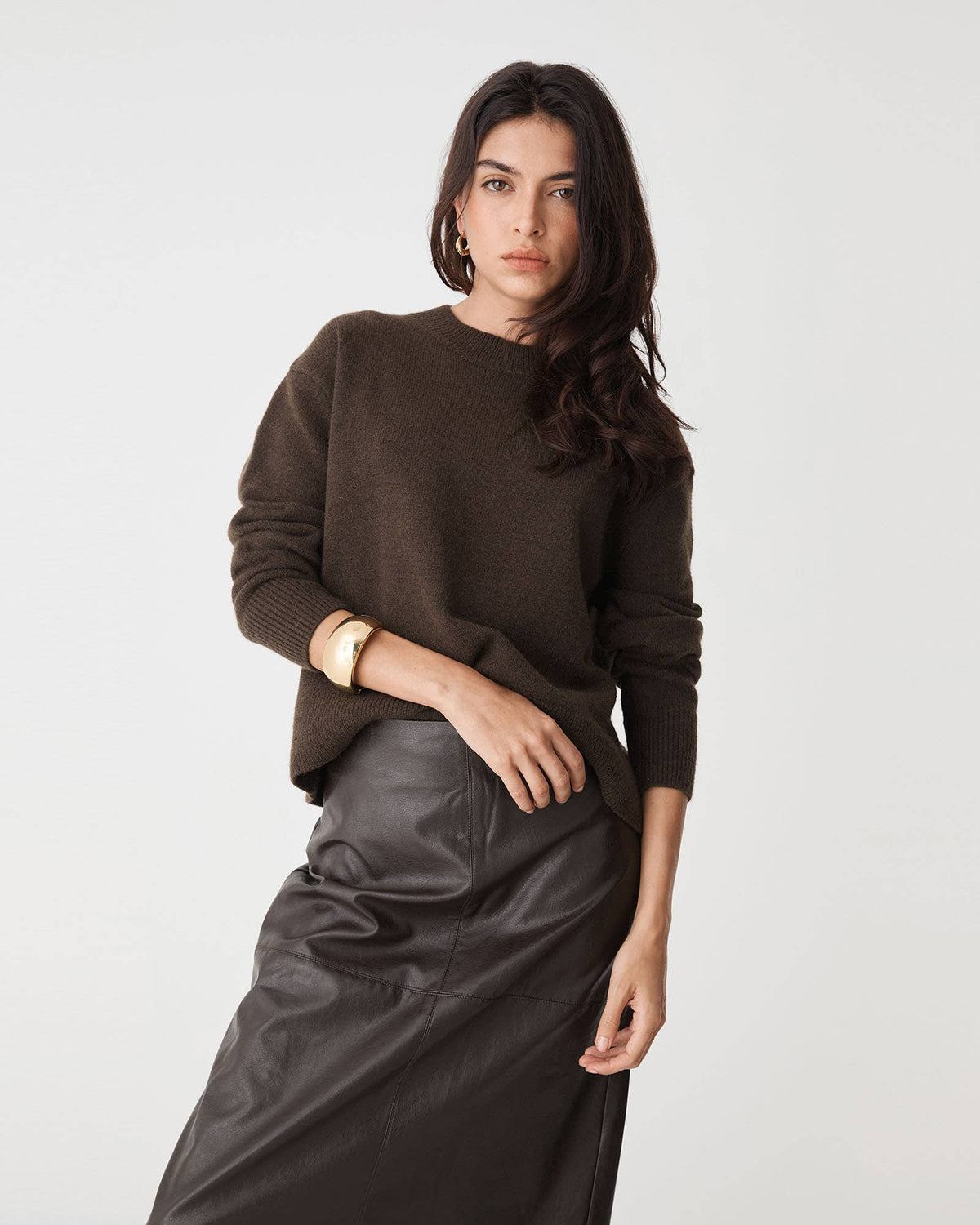 Forcast Women's Joyli Round Neck Knit
