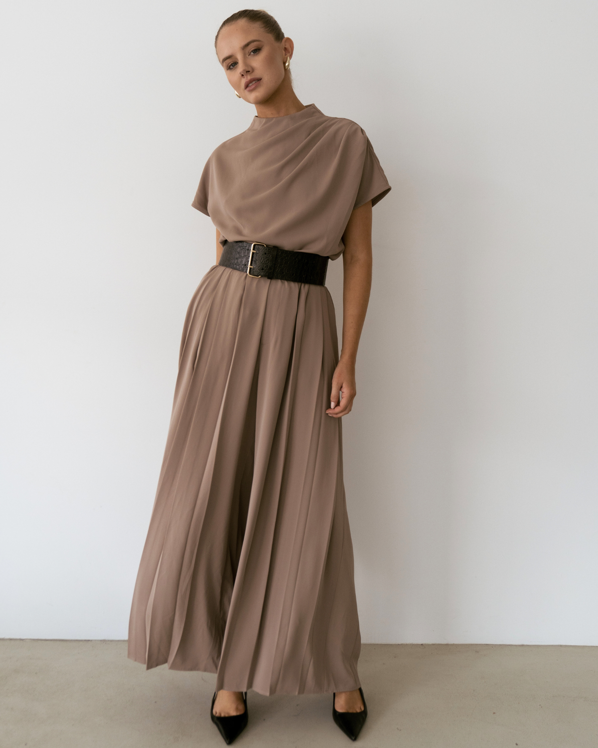 Sharee Pants-Taupe