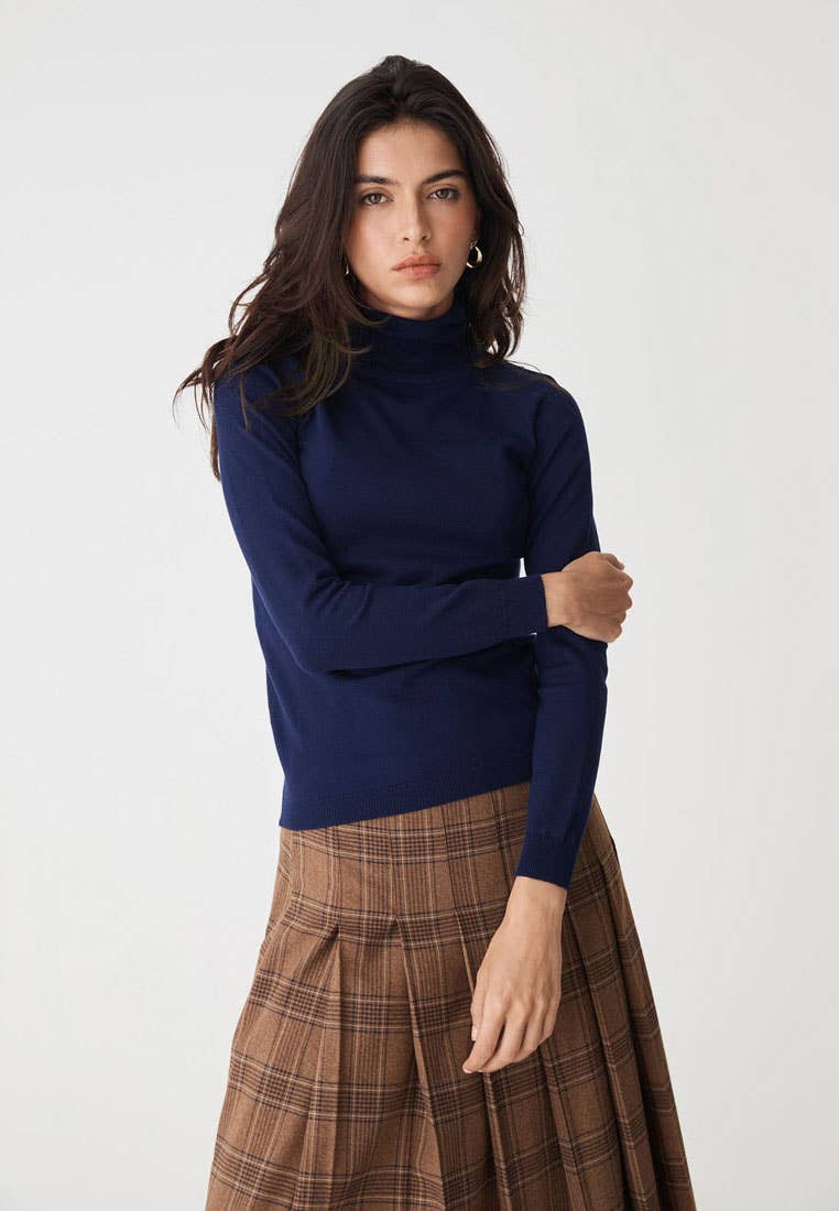 Forcast Women's Clarisse Turtleneck Sweater Jumper