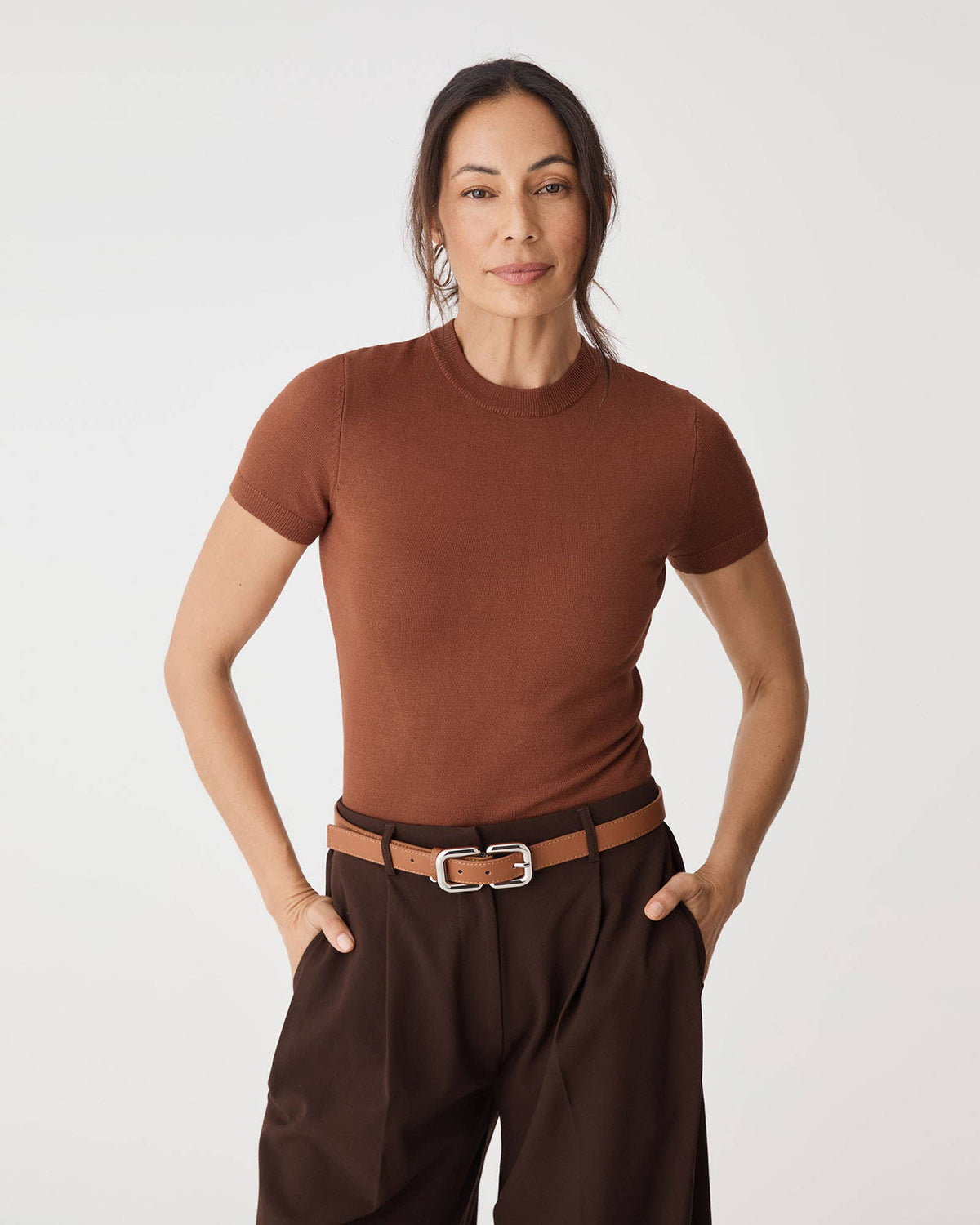 Forcast Women's Catherine Short Sleeve Knit