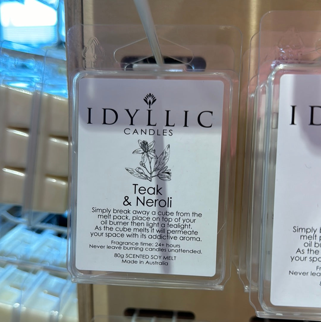 Idyllic Melts -  Teak & Neroli
