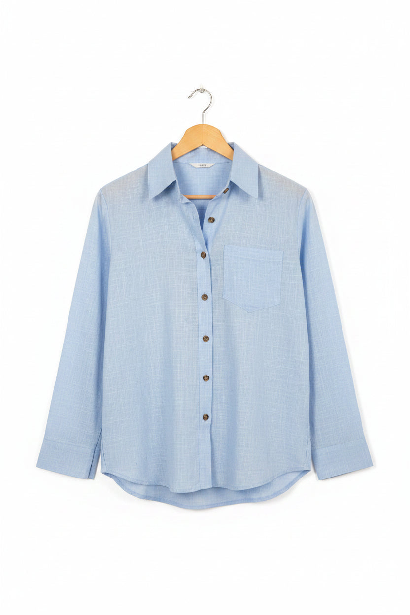 Blue Cotton Shirt