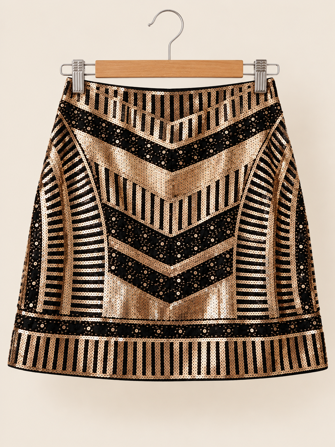 Mini Gold Bling Skirt