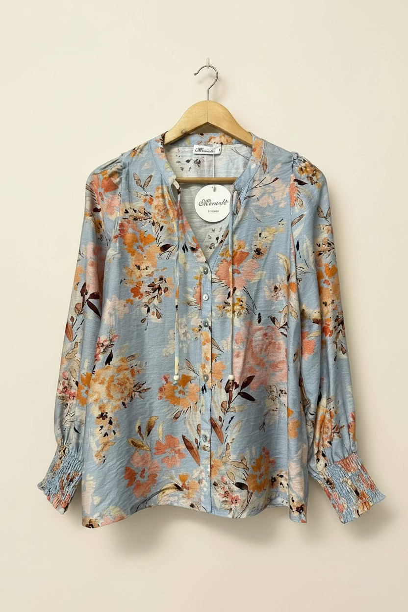 Orange Flower Shirt
