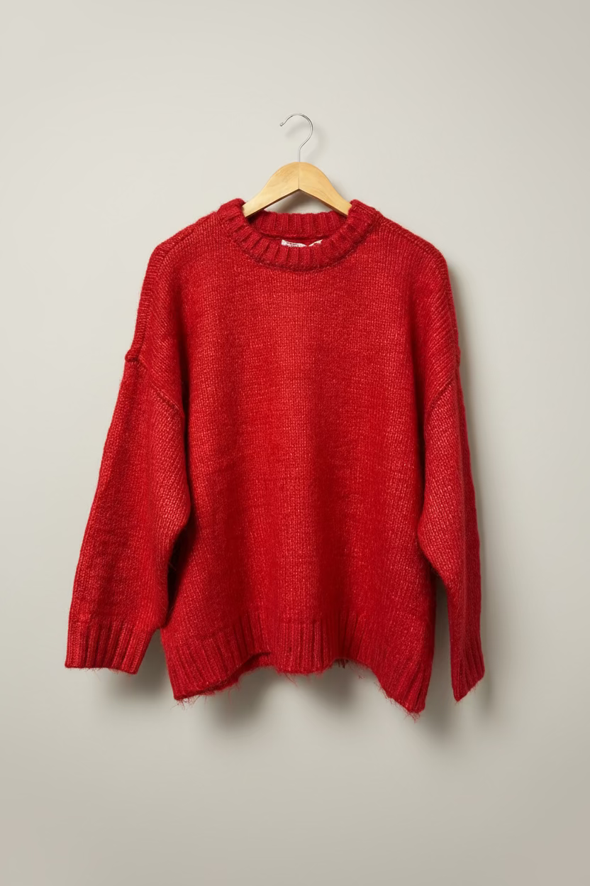 Lena Cherry Red Jumper