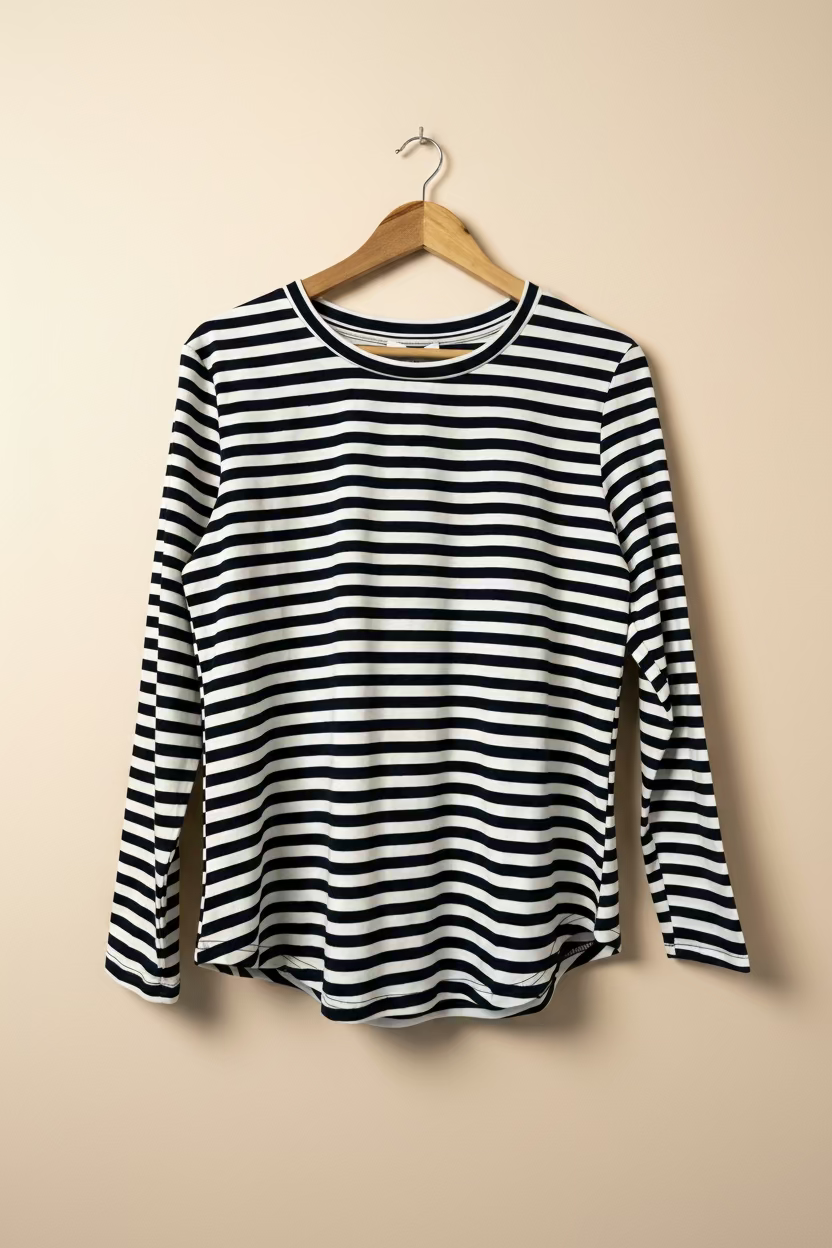 Navy Stripe Long Sleeve