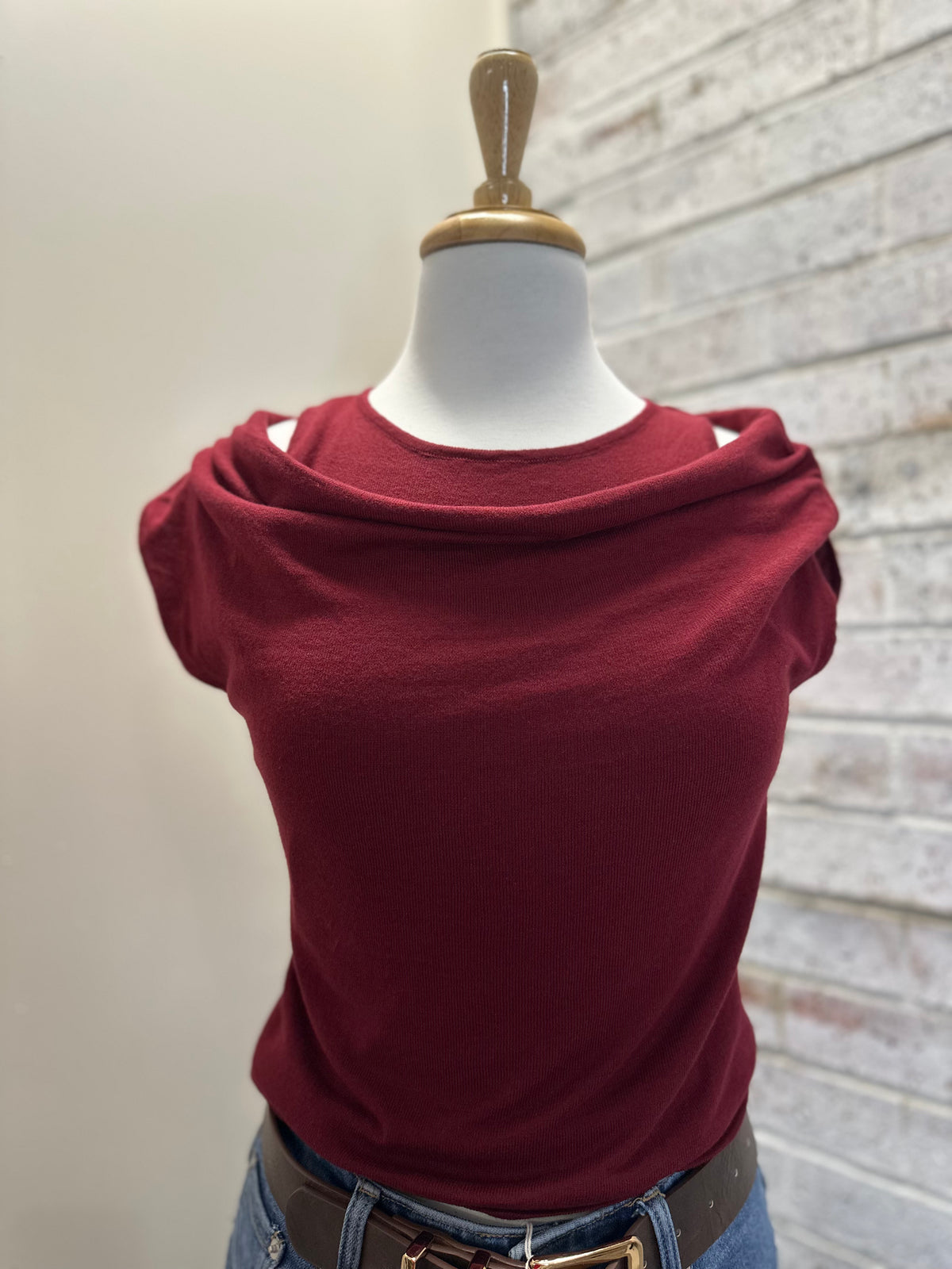 Nora Two Tones Knit Top