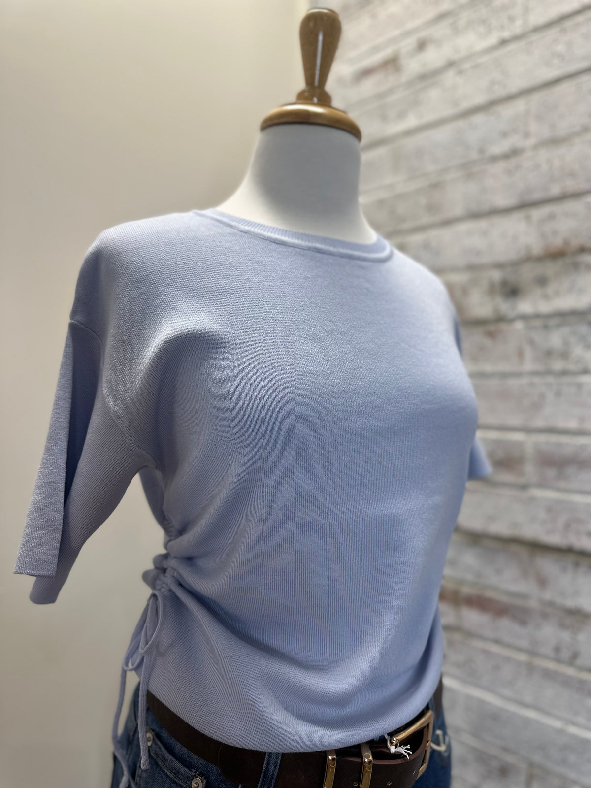 Ashley Ruched Knit Top