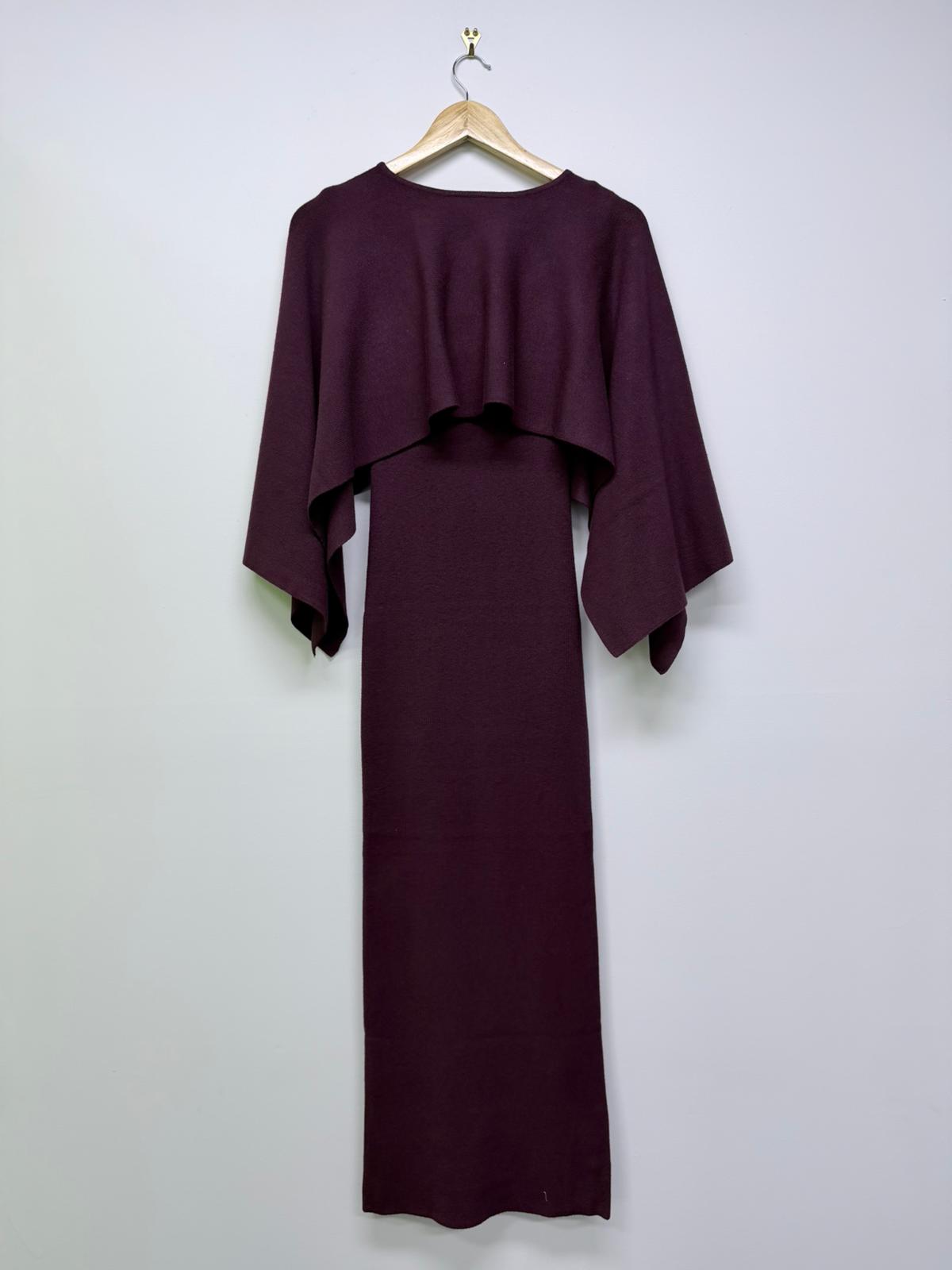 Two Way Cape Knit Dress