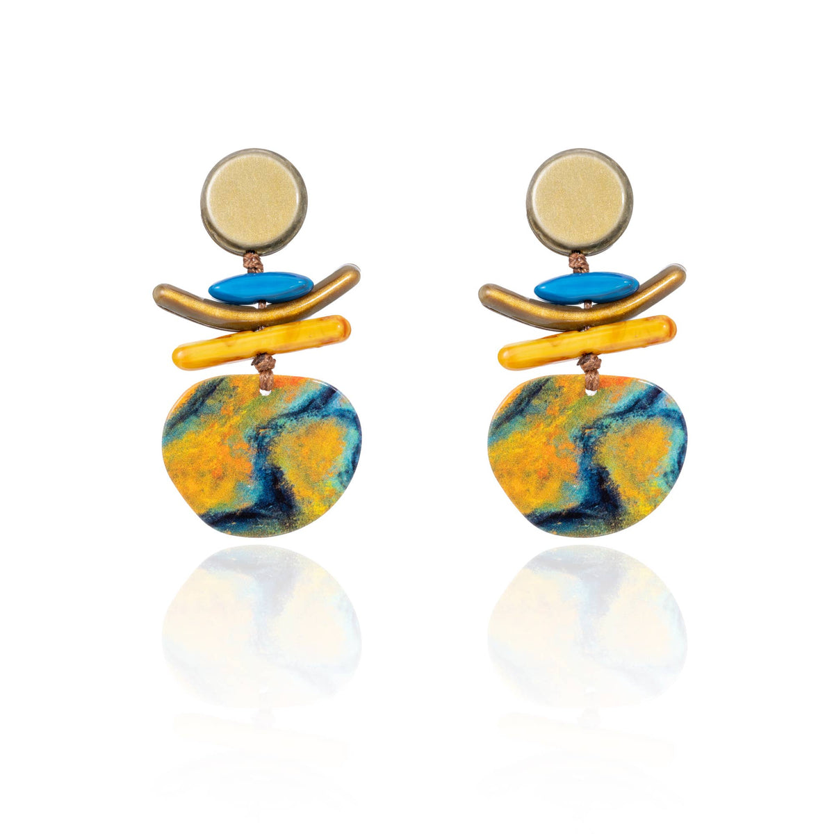 Rox Earrings (Yellow)