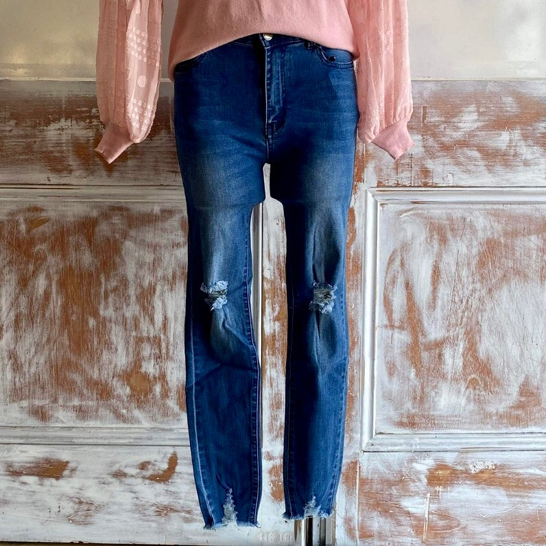 Country Denim Best Jeans Ever- Ripped denim